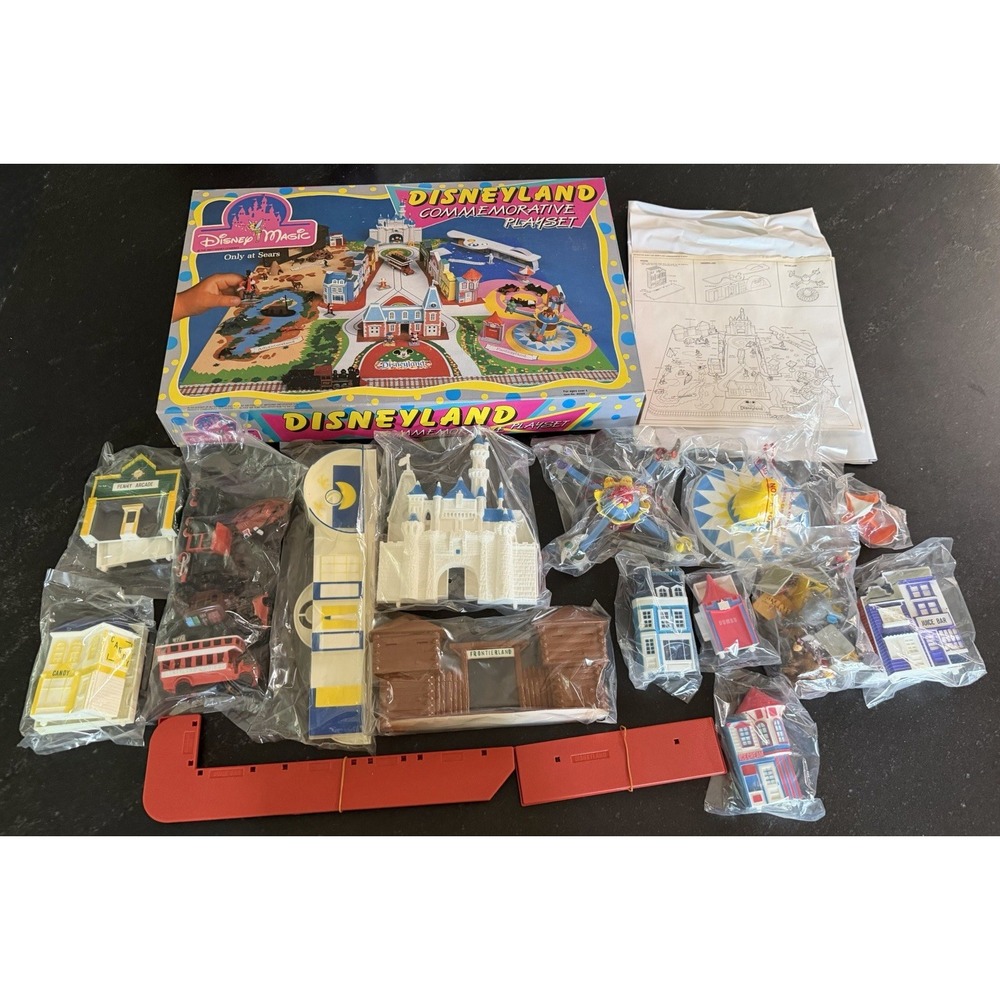Vintage‎ 1988 Disney Magic Disneyland Commemorative Playset Sears #60309 NEW